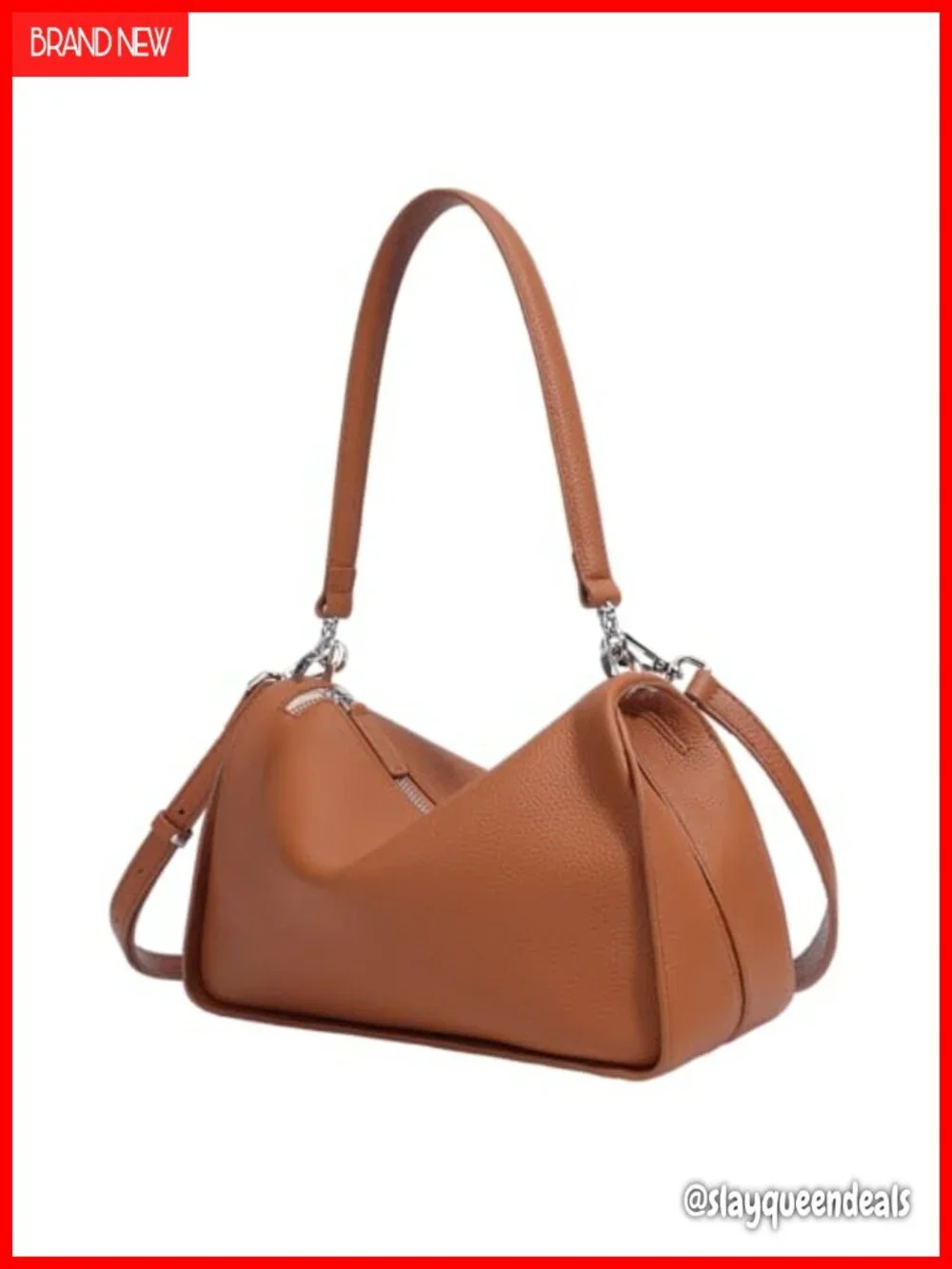 Genuine Leather Hobo Bag for Women Shoulder Crossbody Purse